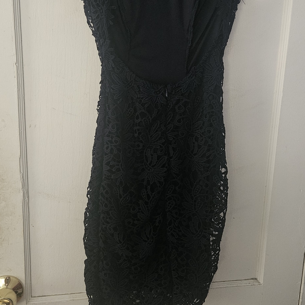 Romance Lance  navy blue  backless  Lance dress